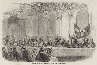 Banquet au duc de Malakoff, au club de l